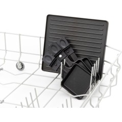 "Fritel RSG 3280 Raclette Grill for 8 Persons - 1400W, Stylish Black & Stainless Steel - Perfect for Cozy Gatherings!"